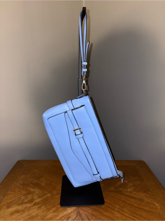 Reed Krakoff Handbags - Reed Krakoff Atlantique Blue Belted Front Pocket Wristlet